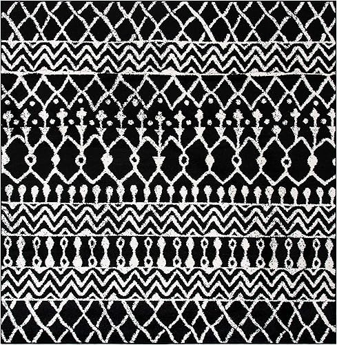 Miniatura 112 de SAFAVIEH - Alfombra de la colección Tulum, modelo TUL270C, diseño marroquí bohemio desgastado, no suelta pelusa y fácil de limpiar, ideal para sala