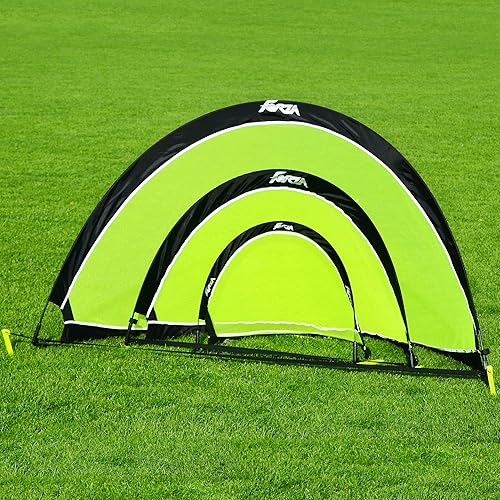 Miniatura 6 de FORZA Redes de fútbol Flash Pop-Up Pro  Equipo portátil de entrenamiento para patio trasero porteros de 2.5 pies, 4 pies y 6 pies