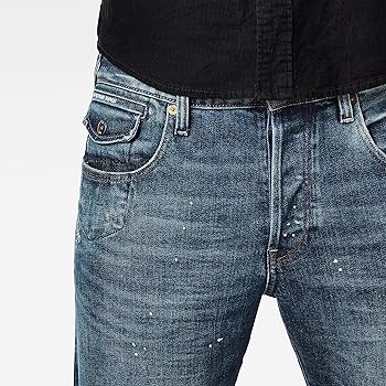 Amazon | [ジースターロゥ] ジーンズ メンズ リラックス テーパード