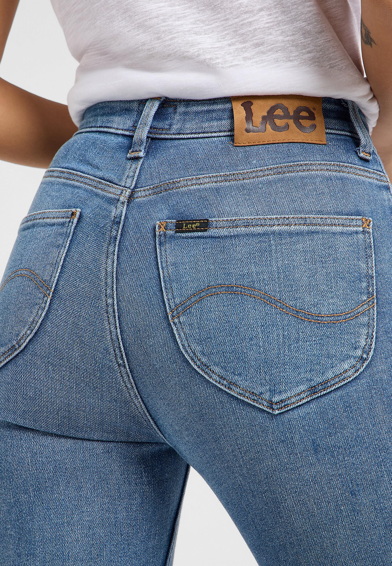 Lee - Scarlett High Zip, Jeans Donna