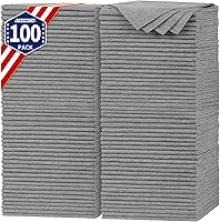 Vista 36 de FIXSMITH Paquete de 400 toallas multifuncionales, paños de limpieza de microfibra de 12 x 16 pulgadas, trapos de limpieza altamente absorbentes