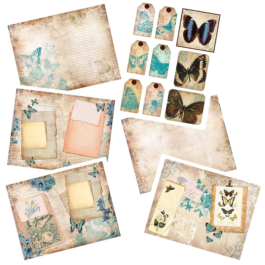 Junkjournal*『』 Antique'ish Junk Journal Flip Through #J29 #junkjournal