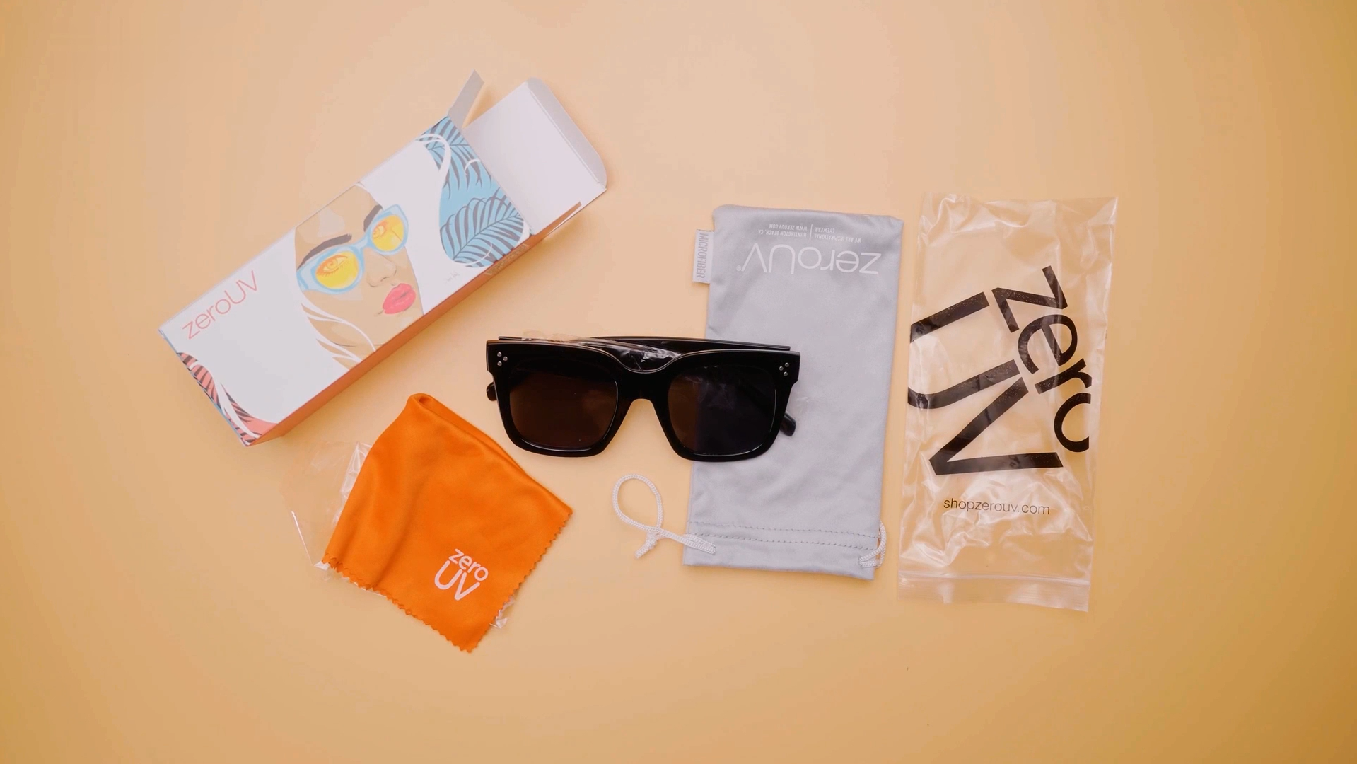 Amazon.com: zeroUV - Oversized Fashion Retro Square Sunglasses for
