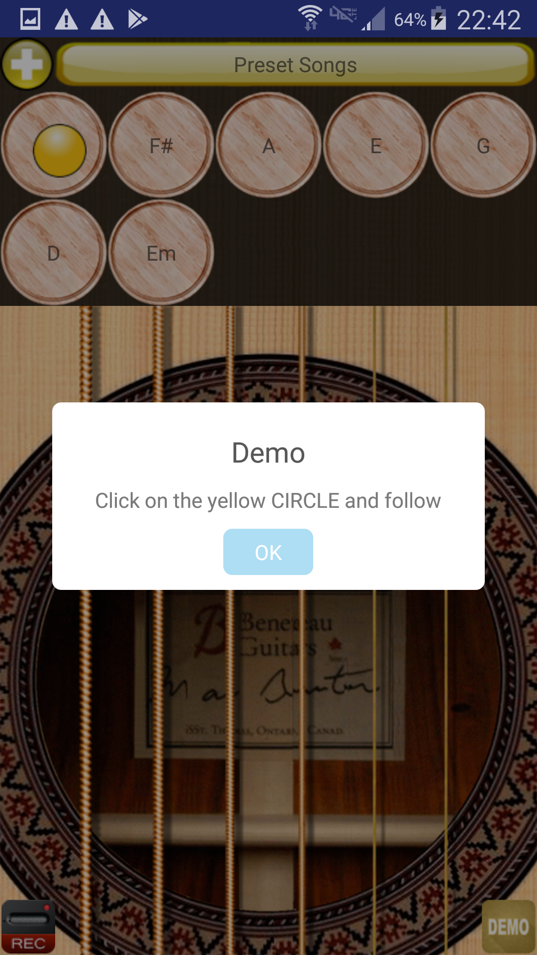 Guitar Simulator App on Amazon Appstore