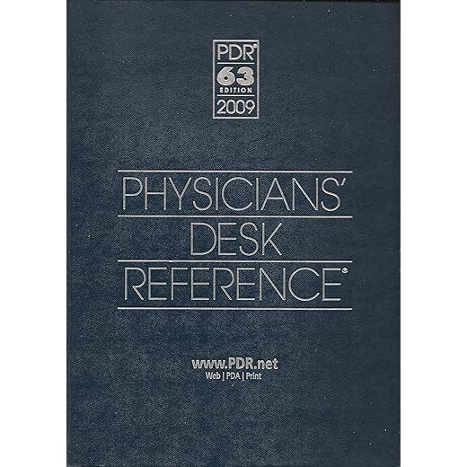 Physicians' Desk Reference 2009 (PDR, 63rd Edition)