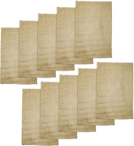 COTTON CRAFT Potato Sack Race Bags - Jute Burlap Sacks for Kids and Adults - Playground Fitness - Outdoor Fun Games Birthday Picnic Easter Jumping