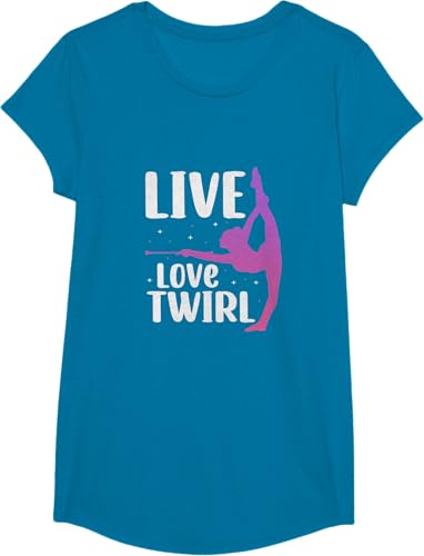 Miniatura 27 de Twirl Baton Twirling Twirler Majorettes T-Shirt Black,Navy Blue,Asphalt Grey,Baby Blue,Cranberry Red,Red,Kelly Green,Brown,Olive Green,Dark Heather