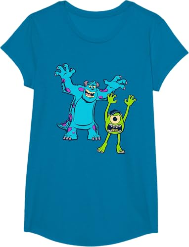 Miniatura 38 de Disney Pixar Monsters University Sulley and Mike T-Shirt Black,Navy Blue,Asphalt Grey,White,Baby Blue,Red,Kelly Green,Olive Green,Lemon