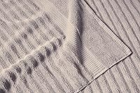 Vista 3 de LANE LINEN - Juego de 6 toallas acanaladas de lujo, 100% algodón, cero torsión, texturizadas, absorbentes y de secado rápido, 2 toallas de baño, 2