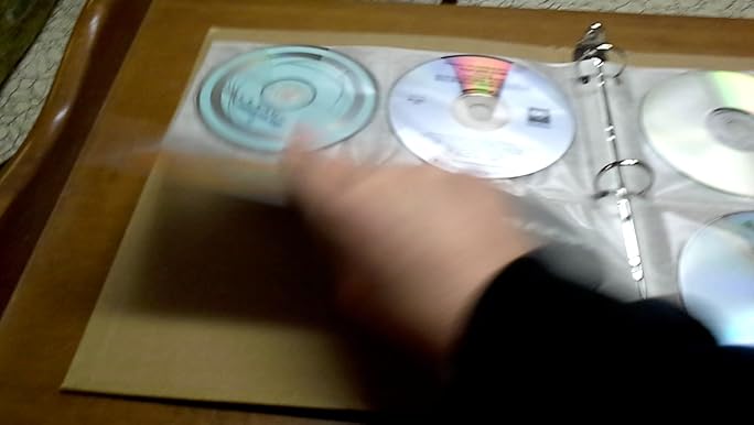 Amazon.com: 25-Pack 8 Disc CD DVD Poly Sleeves 3 Ring Binder