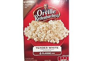 Orville Redenbacher's Tender White Microwave Popcorn for Perfect Movie Night