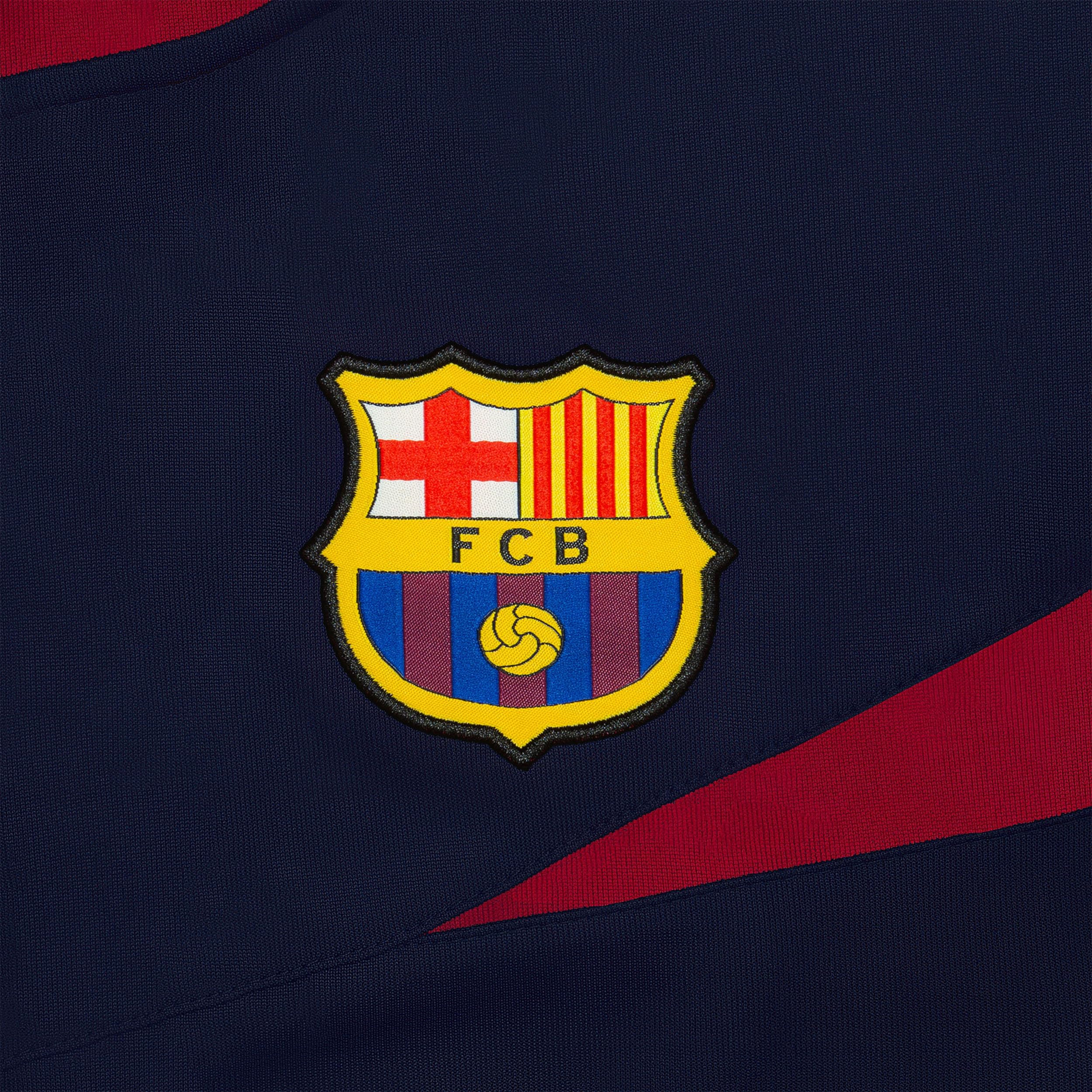 Icon Sports FC Barcelona bluza dresowa z zamkiem błyskawicznym