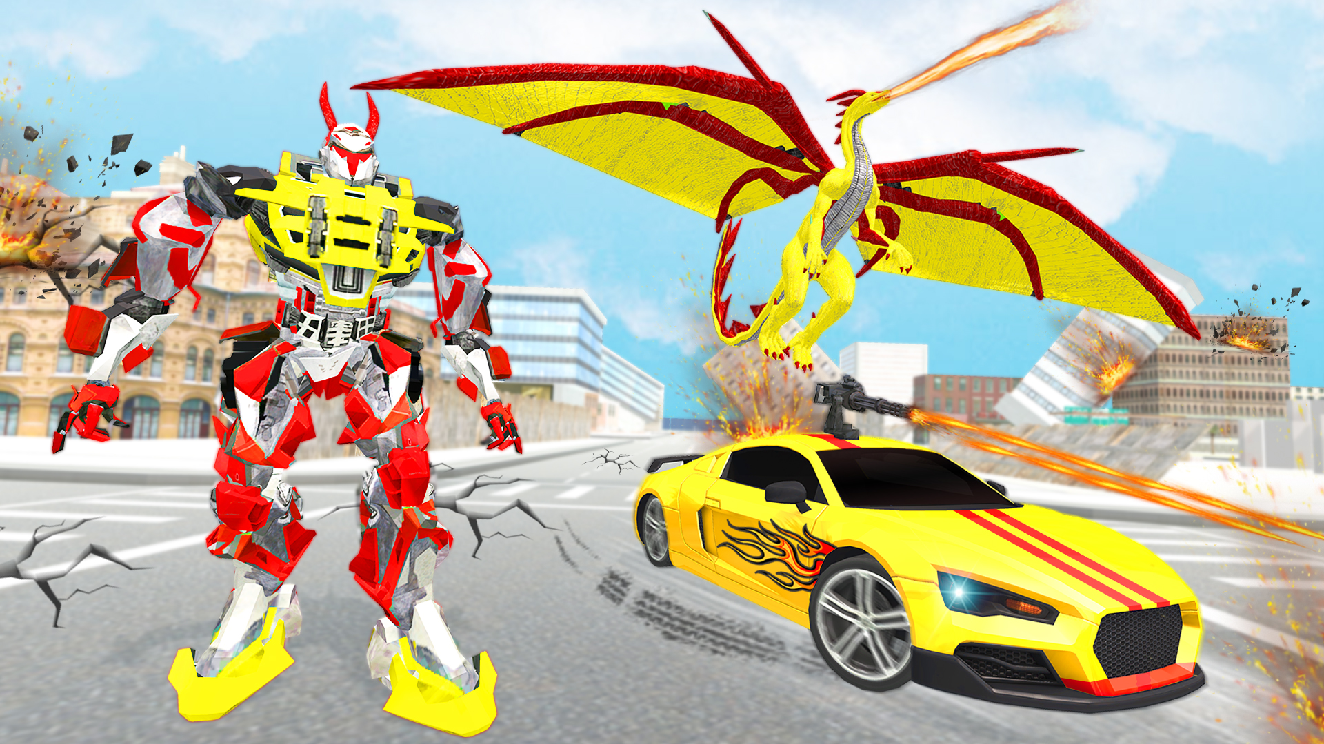 Flying Dragon Robot Car GameAmazon.inAppstore for Android