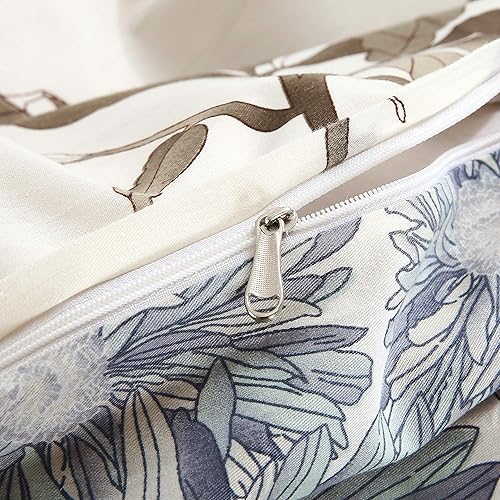 Miniatura 4 de Swanson Beddings Juego de cama floral 100% algodón Funda de edredón, fundas de almohada., Algodón, Completo