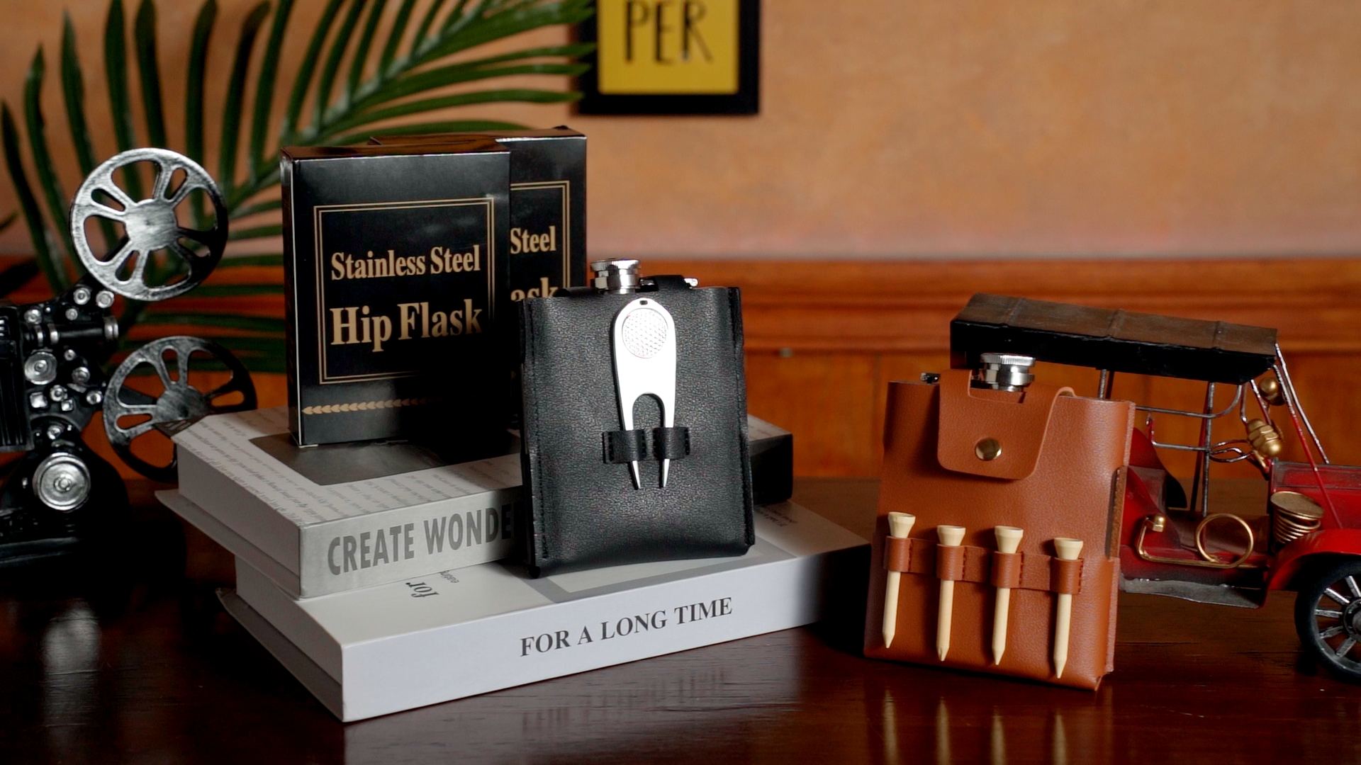 メンズウェア BURBERRY FLASK GOLF ACCESSORIES SET RARE Amazon.com | Remerry Golf Flask Gift Set 7 oz Stainless Steel