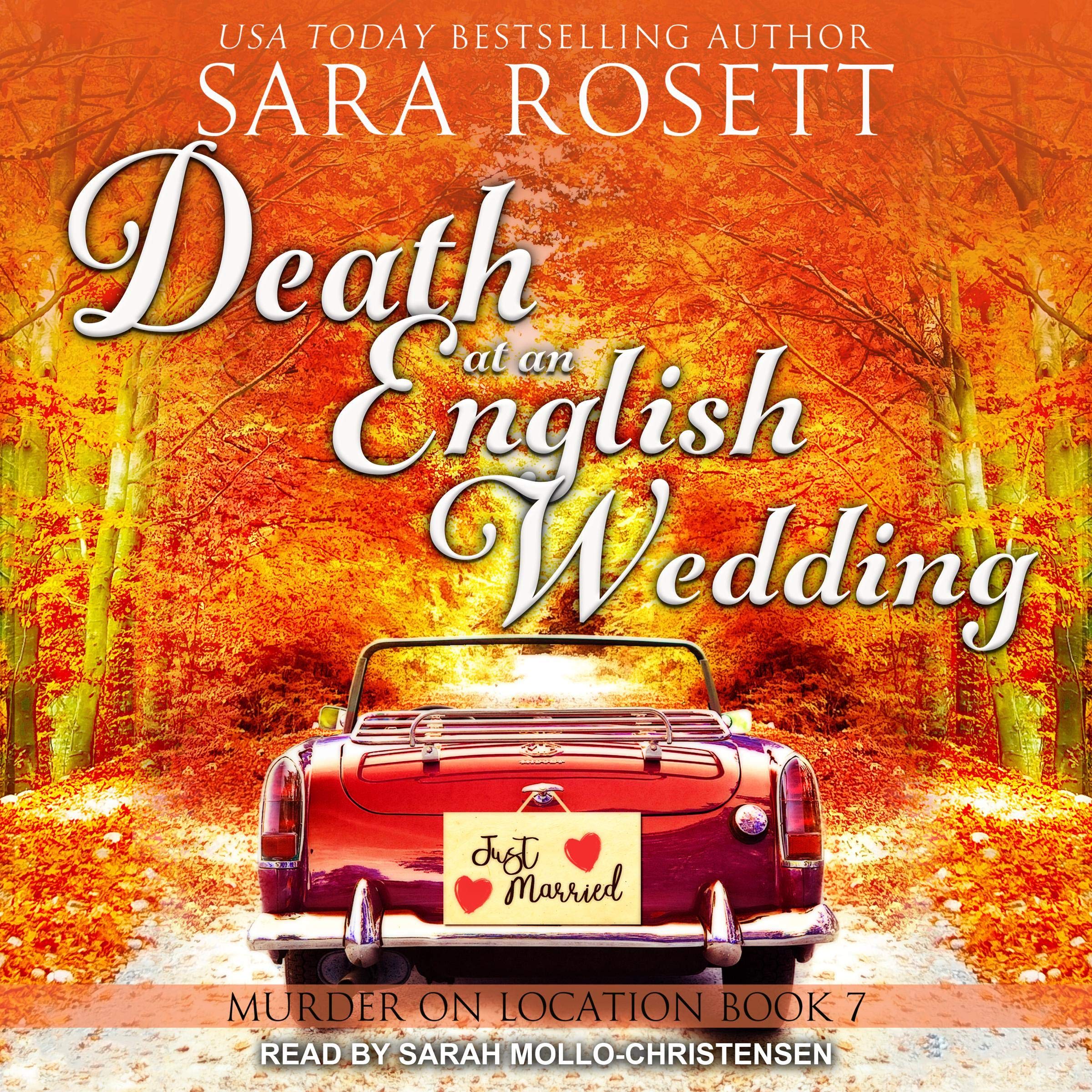 Cover art for Death at an English Wedding