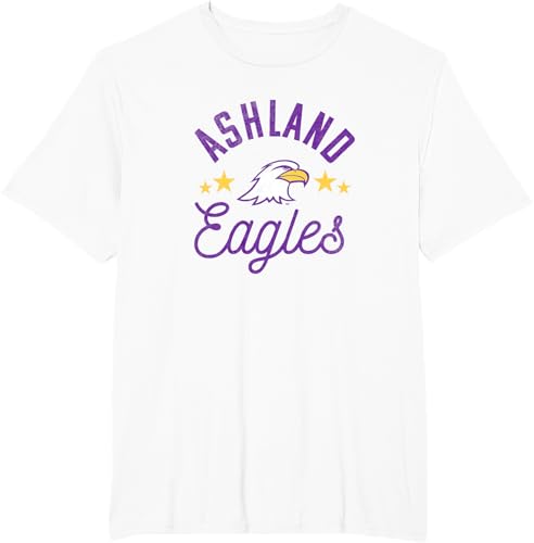 Miniatura 11 de Ashland University Camiseta con logotipo de Eagles, Gris Gris Oscuro,Blanco,Plateado,Gris Jaspeado