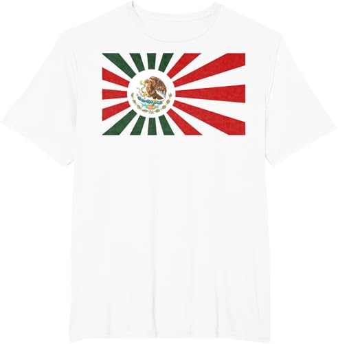 Miniatura 9 de Camiseta mexicana japonesa de la bandera japonesa de México Anime Manga Fan Mexicanos, Negro, S