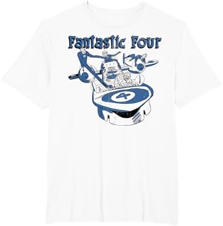 Fantastic Four Group Shot Fantasticar T-Shirt