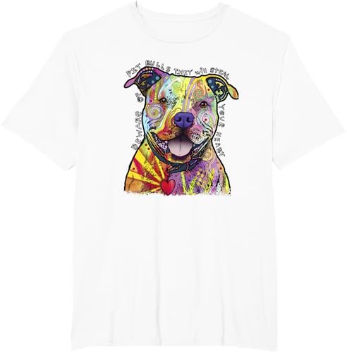 Miniatura 53 de Beware Of Pit Bulls, Dean Russo Pitbull Original - Dog Lover T-Shirt Black,Navy Blue,Asphalt Grey,Slate Grey,White,Cranberry Red,Kelly Green,Olive