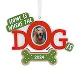 Hallmark Home is Where The Dog is 2024 Photo Frame Christmas Ornament