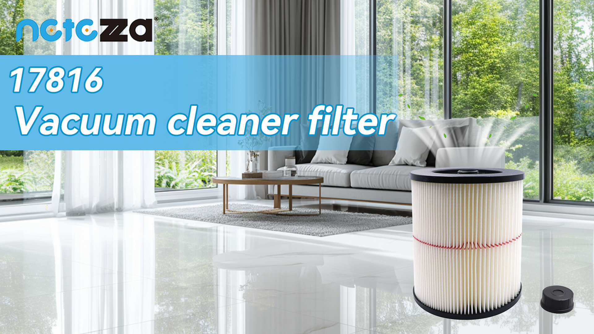 NEWYEAR ㉔ Netezza 17816 Replacement Filter for Craftsman 17816, 9-17816 Wet