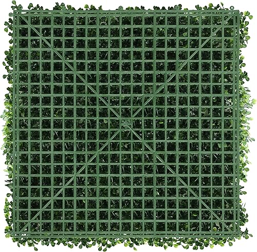 Miniatura 7 de YAHEETECH - 61218 paneles de pared de madera de seto artificial, verduras, cobertura de plantas, protección UV para jardín, hogar, valla, patio