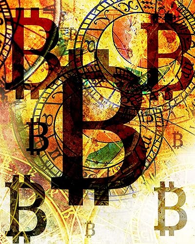 CVPuzzles Bitcoin Cryptocurrency Art - Rompecabezas de 504 piezas (16 x 20 pulgadas)