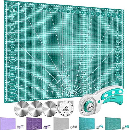 Miuzei A2 Grande Tapis de DéCoupe avec Coupe-Rouleau Tapis Artisanal