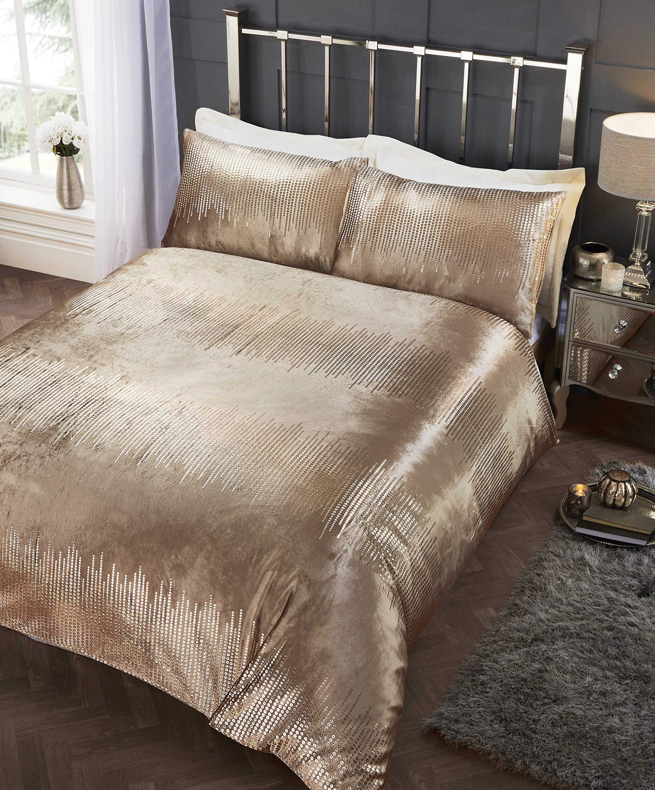 Rapport Home Tiffany Polycotton Duvet Set With Pillowcase from B&Q