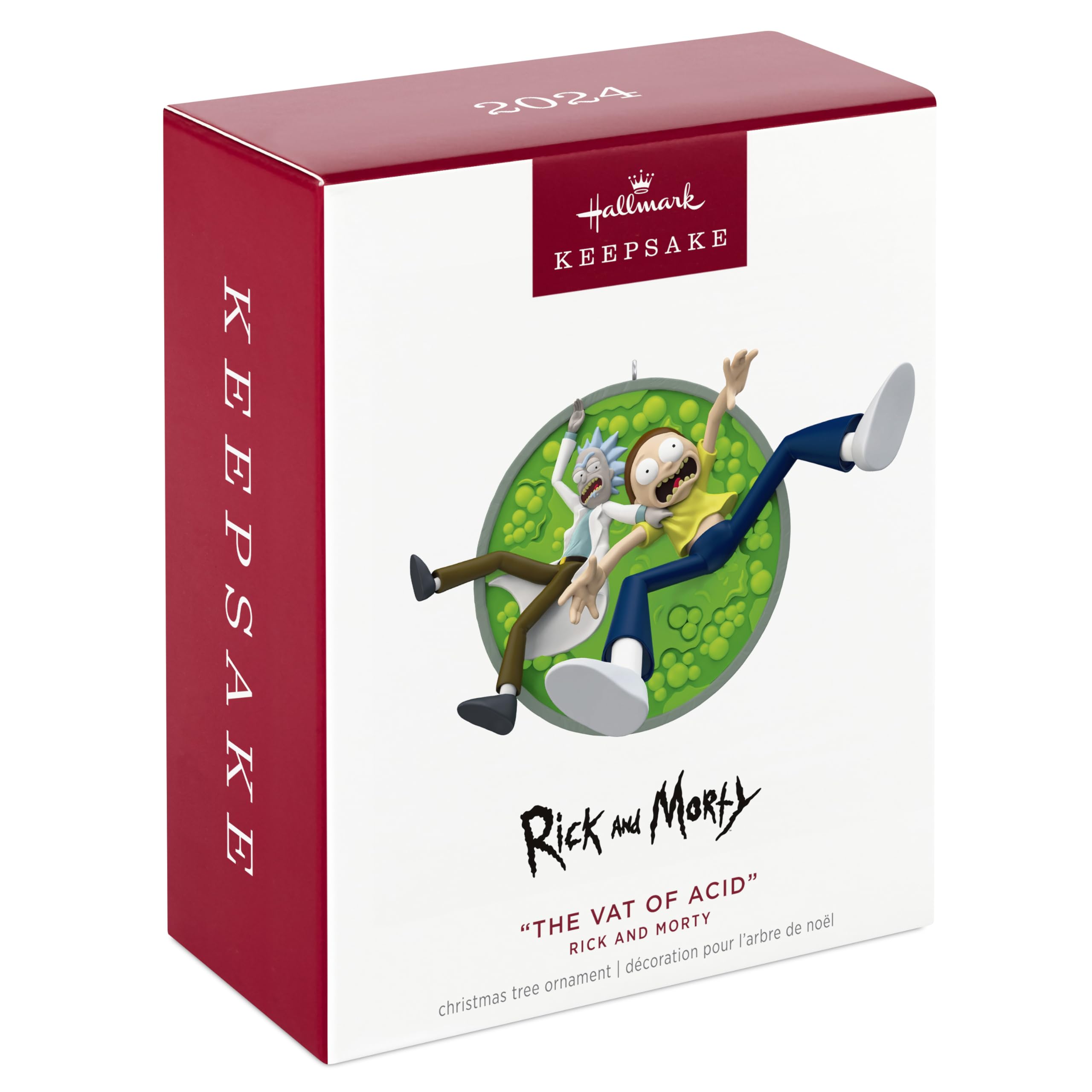 Hallmark Keepsake Christmas Ornament 2024, Rick and Morty "The Vat of Acid", Cartoon Gifts, 2024 - Image 3