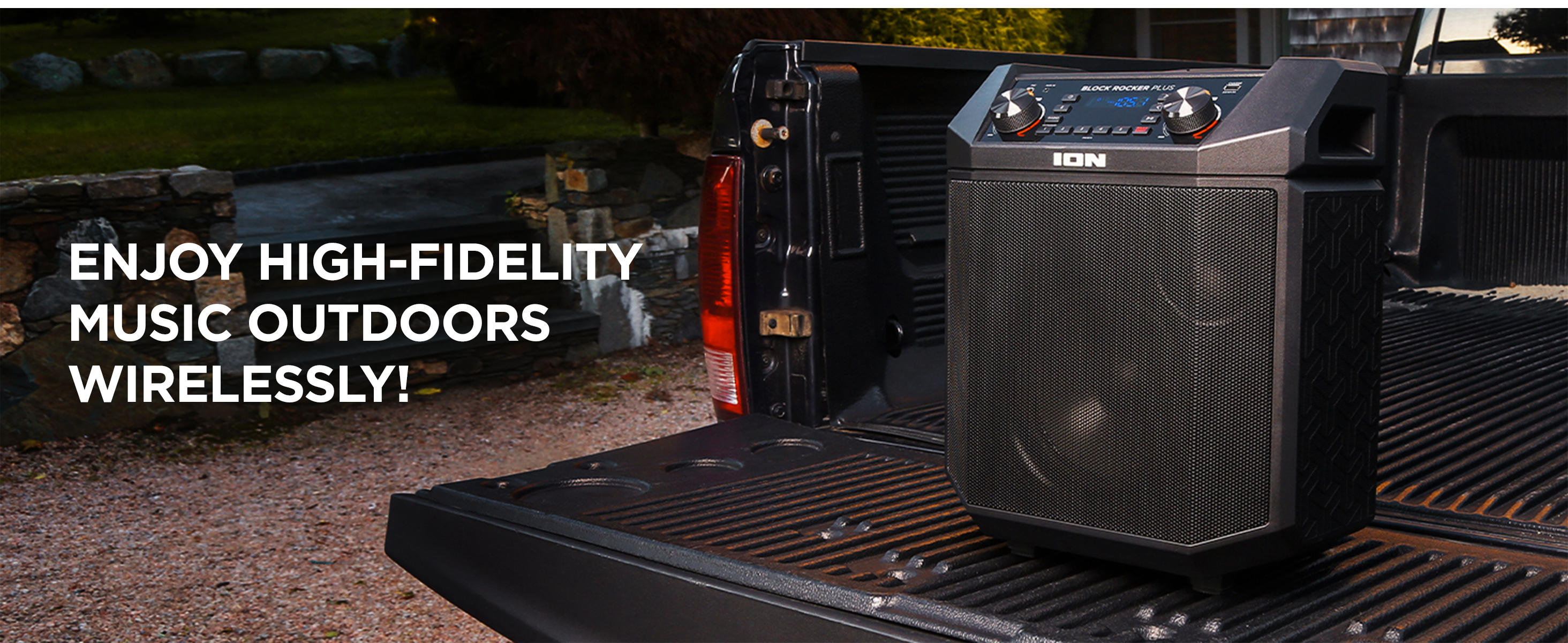 Amazon.com: ION Block Rocker Plus - 100W Bluetooth Outdoor Speaker