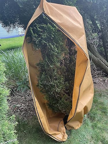 Miniatura 7 de CHARGUY Cubiertas para plantas, protección contra congelación y heladas, mantas de invierno para plantas al aire libre con cordón y cremallera,