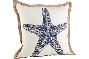 SARO LIFESTYLE, 20-Inch Nautical Throw Pillow