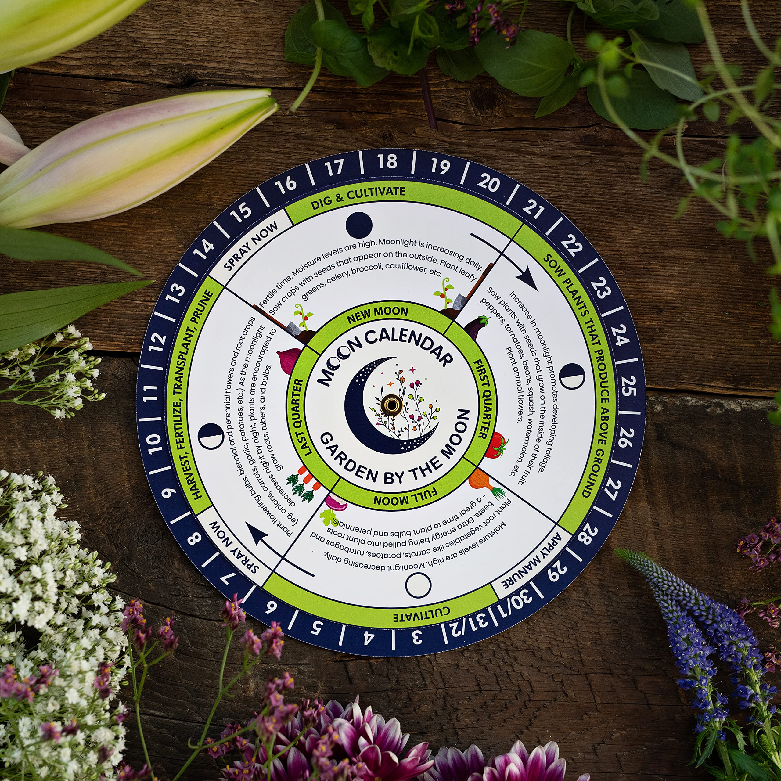 Moon Calendar for Gardeners : Office Products - Amazon.com