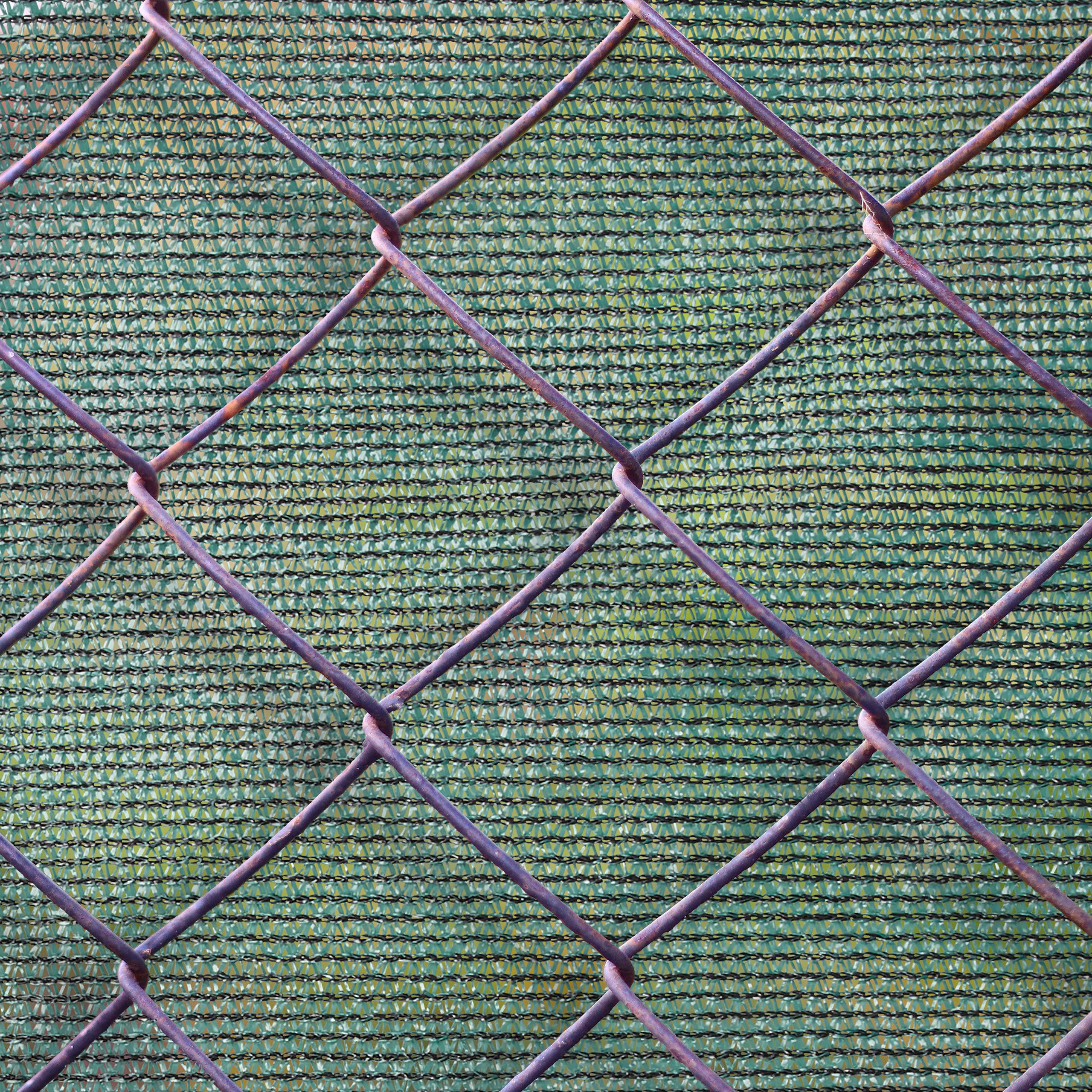 Relaxdays, vert Brise-vue, Paravent pour les clôtures et rambardes, Tissu HDPE, Anti-UV, 1 x 50 mètres, Meter