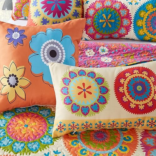 Miniatura 5 de Virah Bella Suri - Juego de ropa de cama de 2 piezas, tamaño matrimonialqueen, juego de edredón reversible rústico con fundas de almohada decorativas