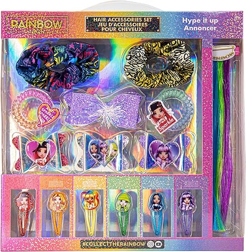 Rainbow High - Townley Girl - Juego de accesorios para el cabello, regalo para niños, adolescentes y niñas, a partir de 3 años (15 unidades),