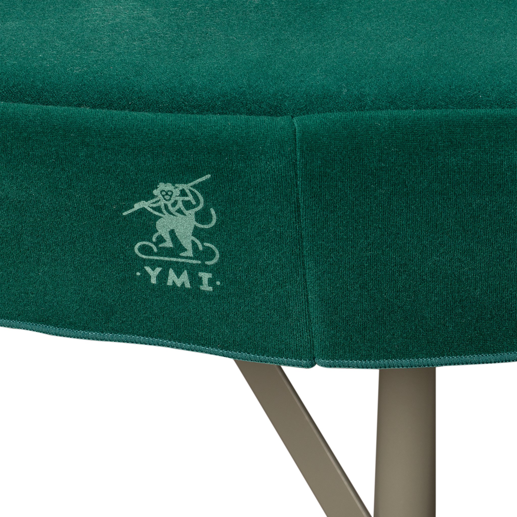 Yellow Mountain Imports Professional Grade Green Round Table Cover for Card Games, Mahjong, Board Games, Dice Games, and More - 61.2" - Image 4