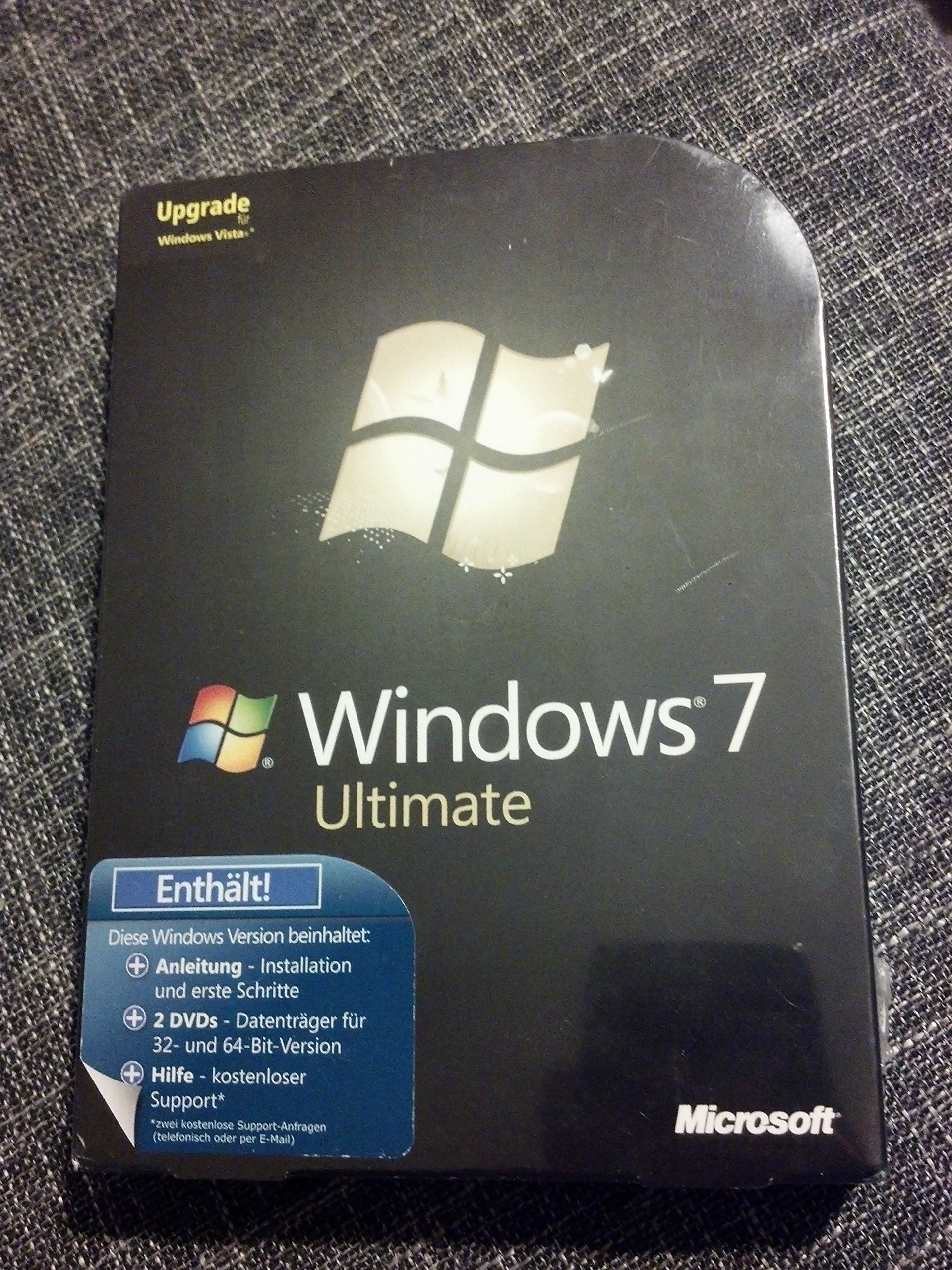 Windows 7 Ultimate 32/64 Bit Upgrade deutsch
