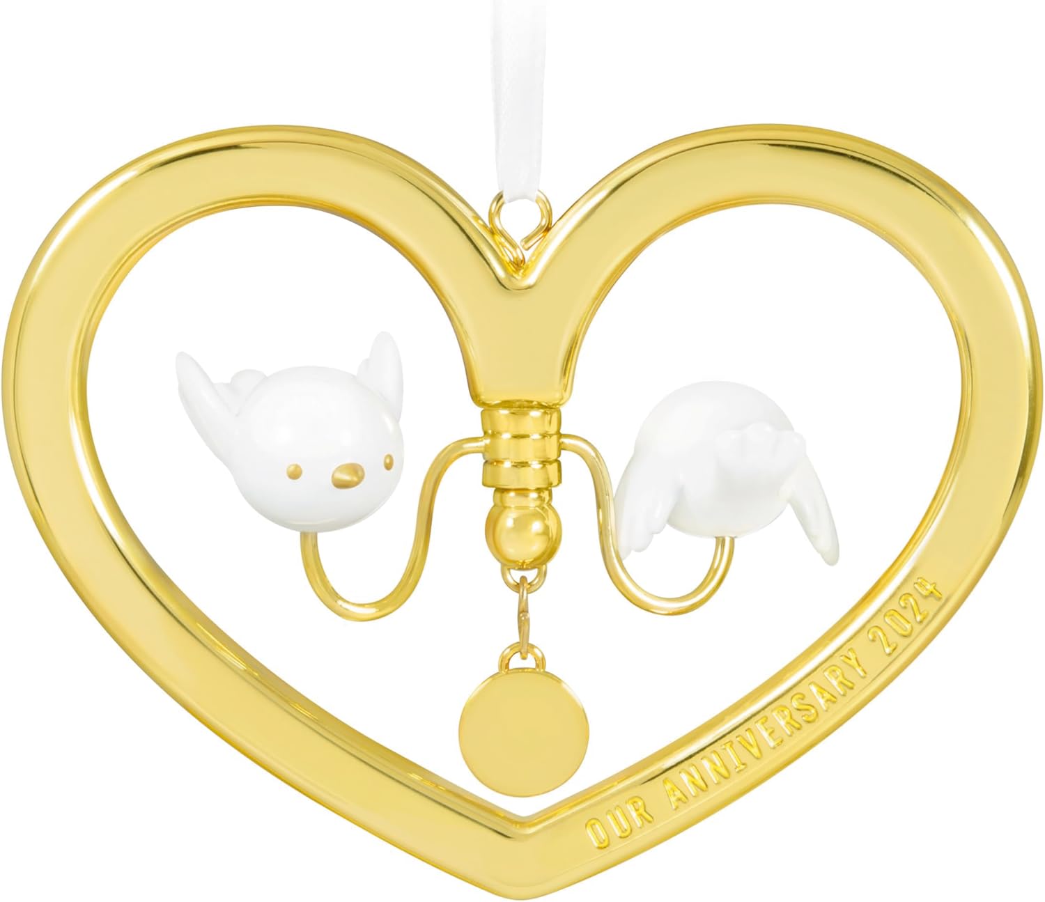 Hallmark Keepsake Christmas Ornament 2024, Our Anniversary, Metal, Gift for Couple