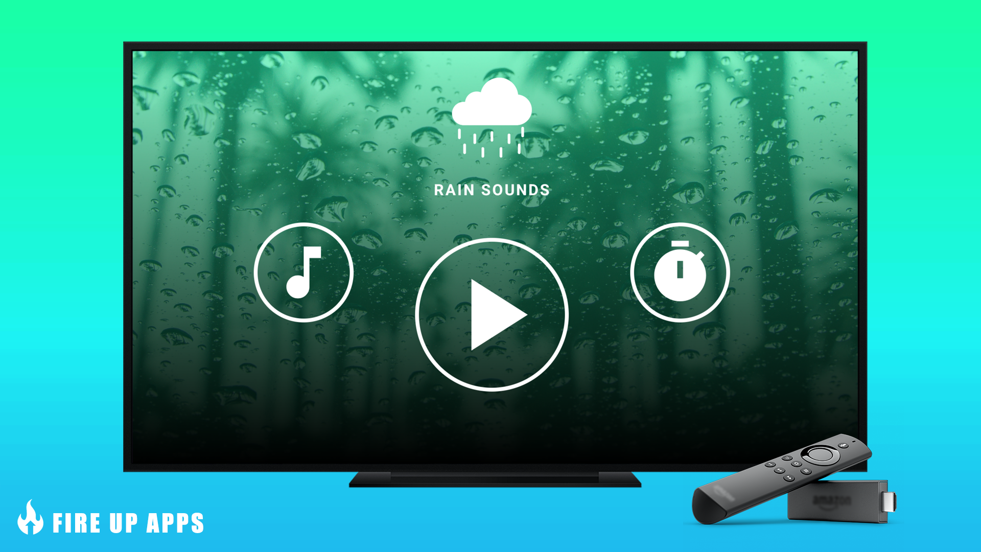 Rain Sounds : Relaxing Rain Sounds for Sleeping & Deep Sleep for Fire