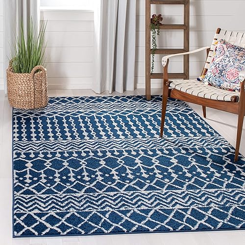 Miniatura 40 de SAFAVIEH - Alfombra de la colección Tulum, modelo TUL270C, diseño marroquí bohemio desgastado, no suelta pelusa y fácil de limpiar, ideal para sala