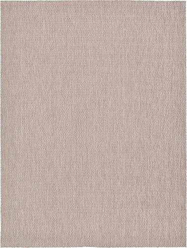 Miniatura 8 de Unique Loom Alfombra tradicional de color sólido, casual de interiores y exteriores, de tejido plano, alfombra color aguamarina 8'0 x 11'4)