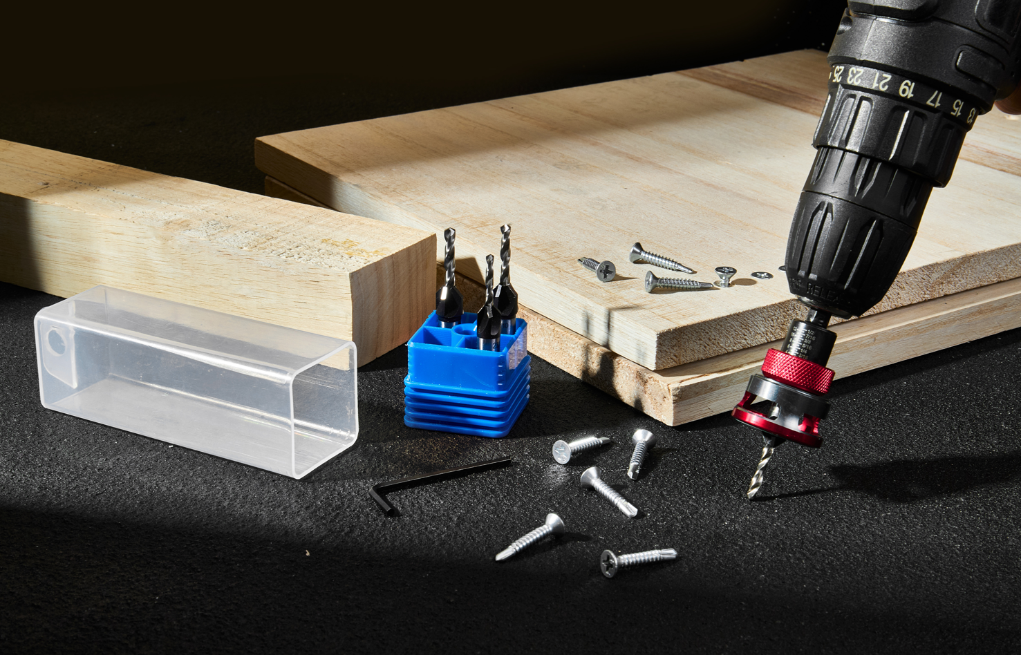 Watch Countersink Drill Bits& With Adjustable Depth Stop Collar on ...