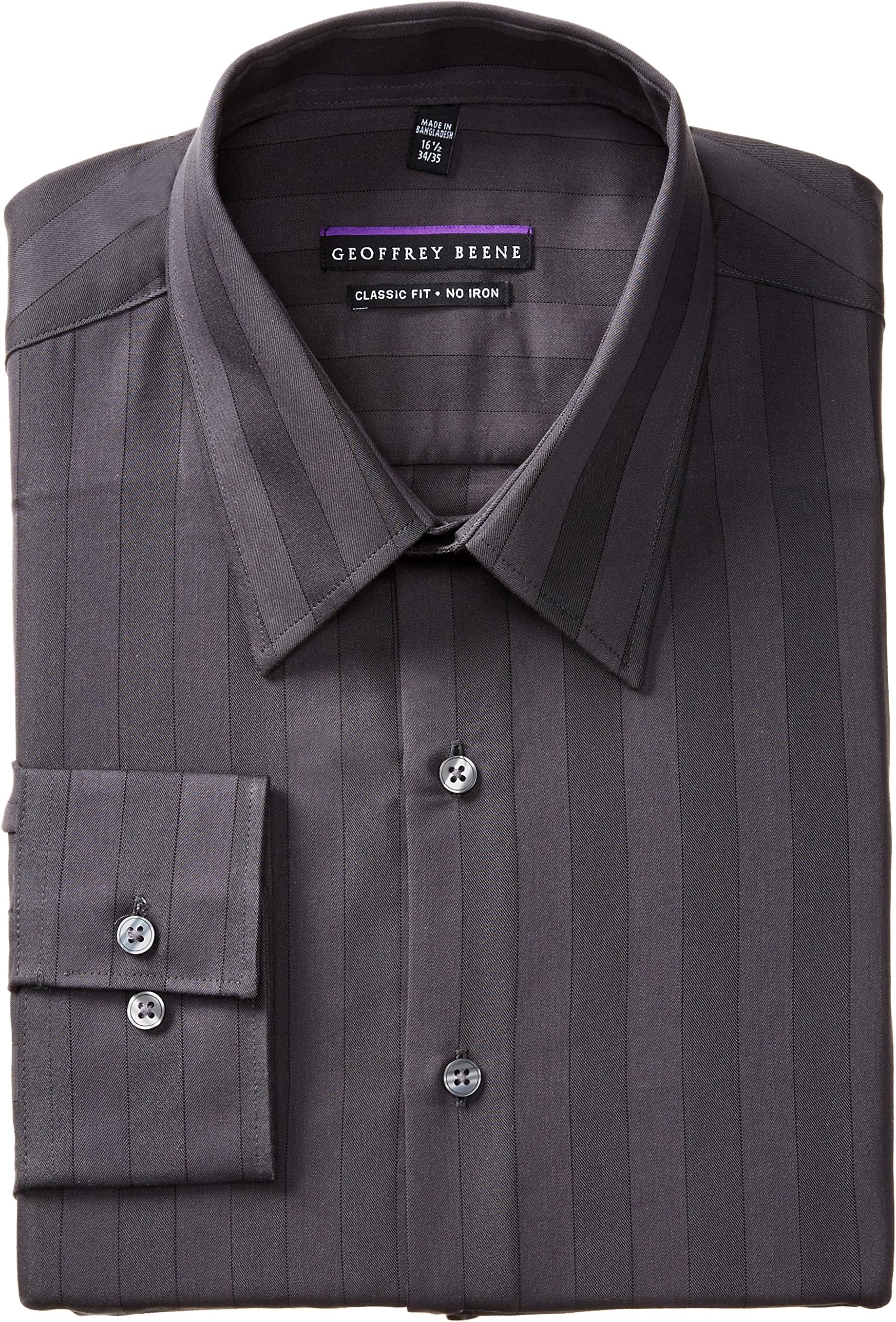 Geoffrey Beene Men's Regular Fit Tonal Stripe