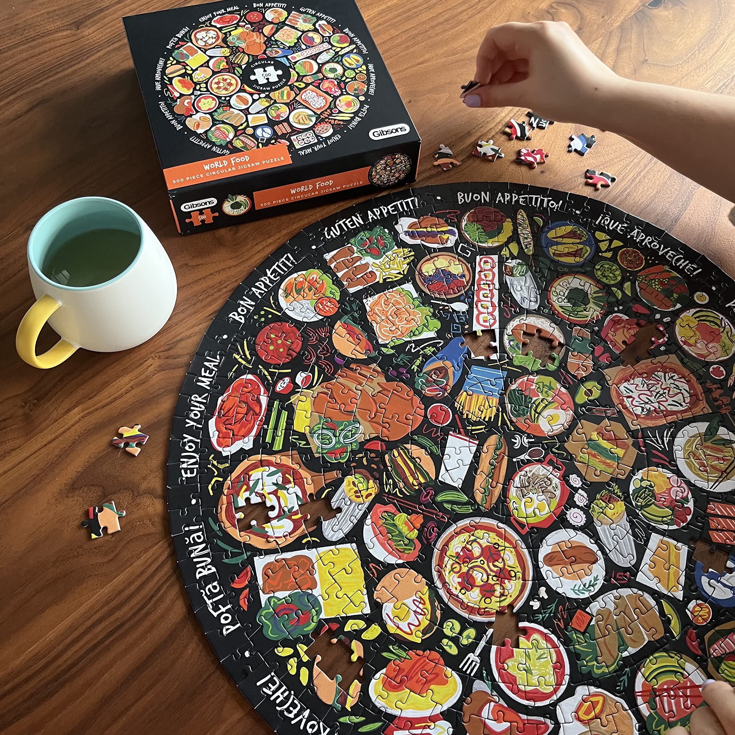 Celebrazioni del villaggio, puzzle da 4 x 500 pezzi, puzzle multi-scatola, puzzle sostenibile per adulti, cartone riciclato al 100% di alta qualità, ottimo regalo per adulti, Gibsons Games Celebrazioni del villaggio, puzzle da 4 x 500 pezzi, puzzle multi-scatola, puzzle sostenibile per adulti, cartone riciclato al 100% di alta qualità, ottimo regalo per adulti, Gibsons Games