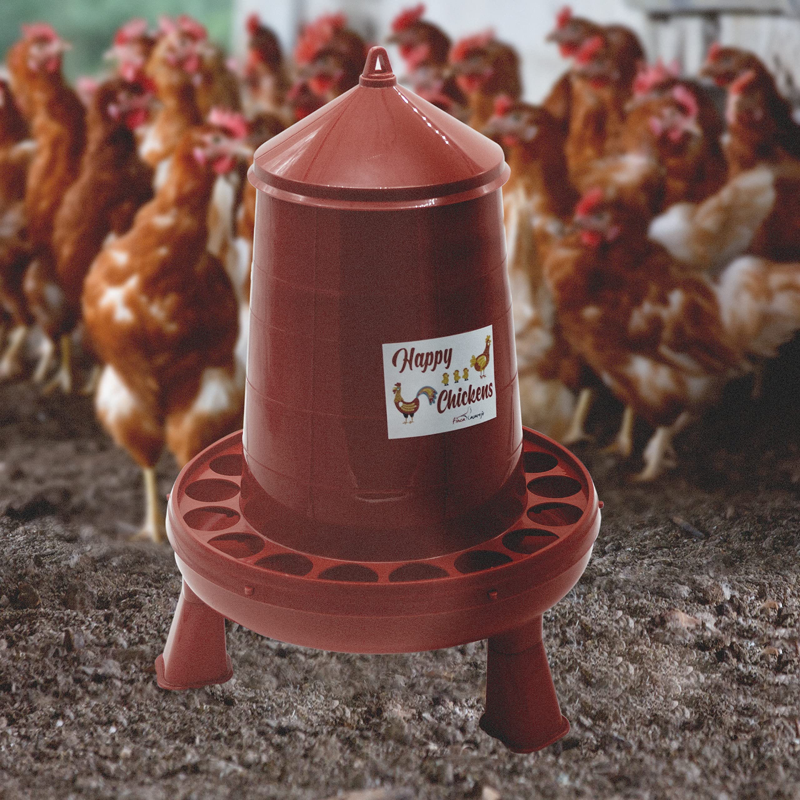 FINCA CASAREJO - Mangiatoia in plastica per uccelli con gambe