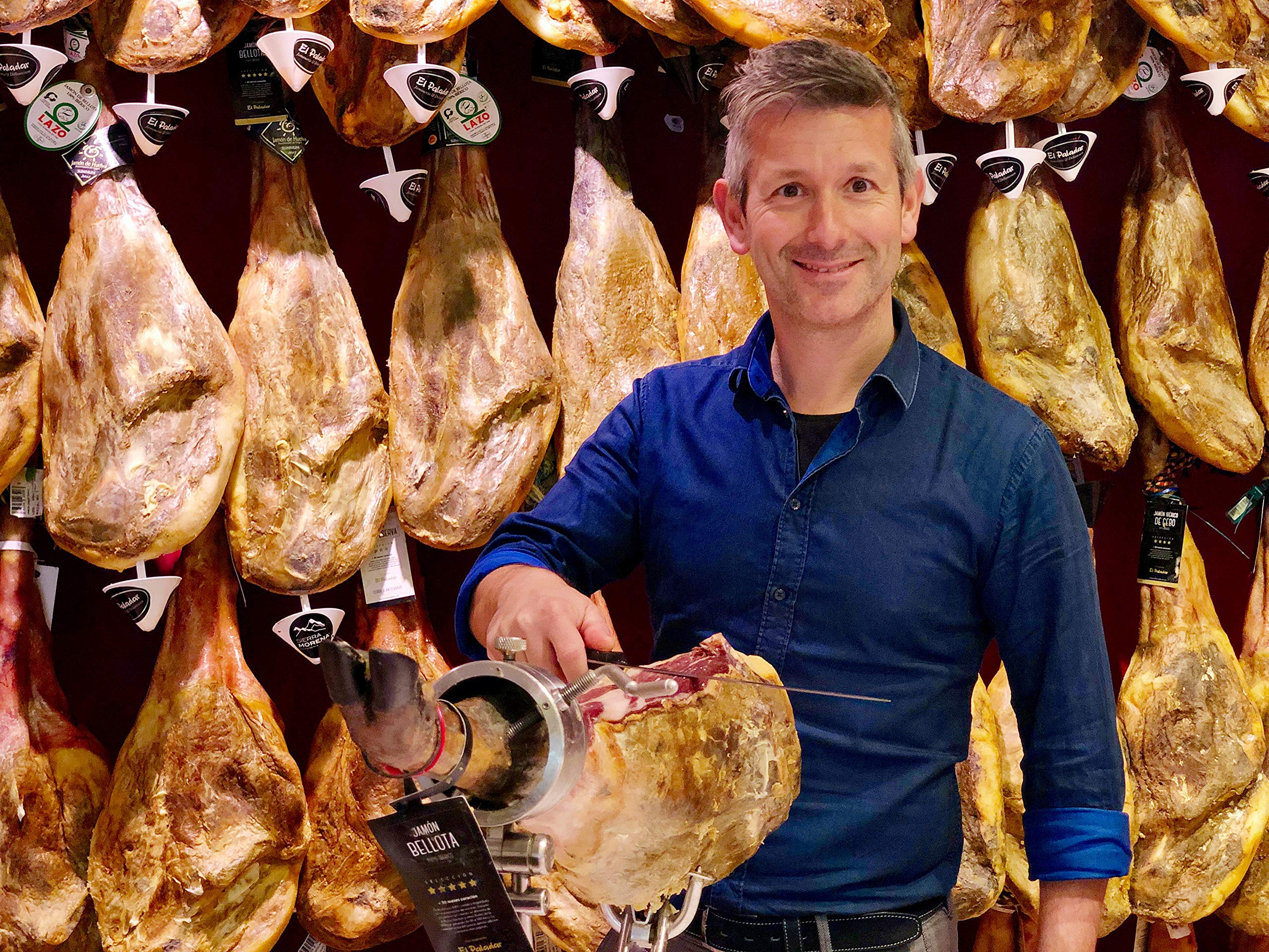 Jamón Serrano Bodega Sierra Morena 7Kg Selección El Paladar curación tradicional sabor suave pieza entera ideal para consumo diario
