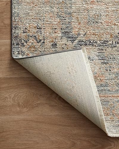 Miniatura 13 de Loloi Jean Stoffer Katherine Collection KES-02 Ocean/Coral 2'-7'' x 10'-0'', .25" Pile Height, Runner Rug
